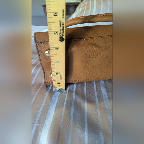 Michael Kors Brown Leather Satchel - Picture 12 of 12